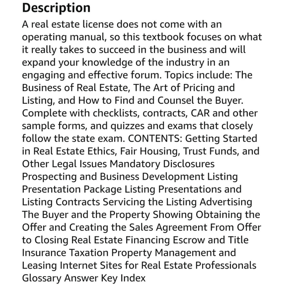California Real Estate Practice 9th Edition - Picture 9 of 9
